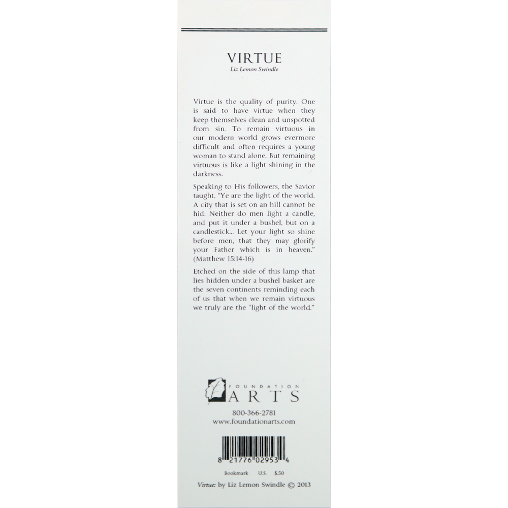 Virtue Bookmark, , large image number 1