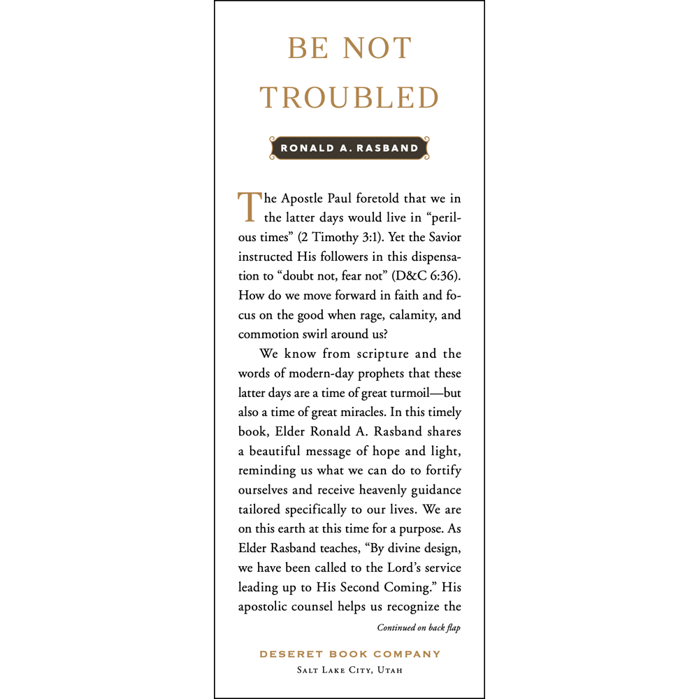 Be Not Troubled, , large image number 1