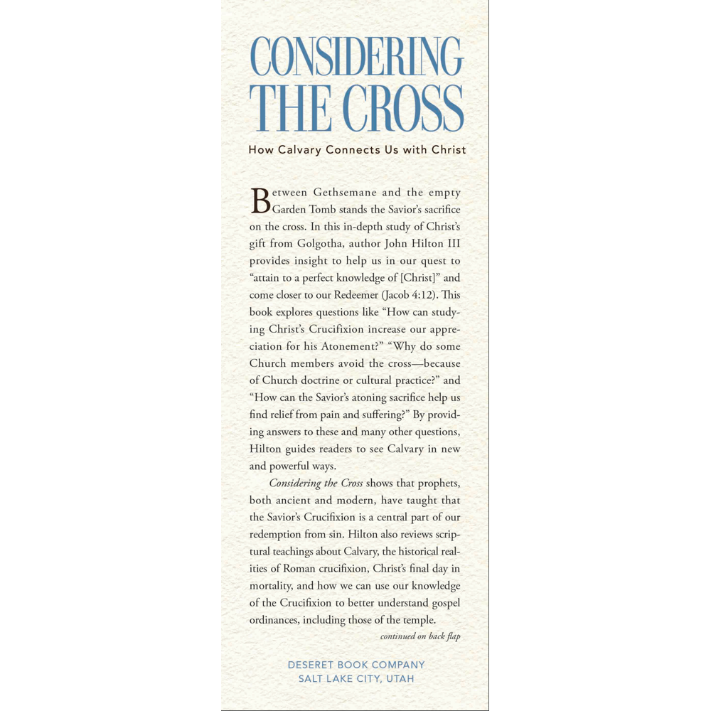 Considering the Cross, , large