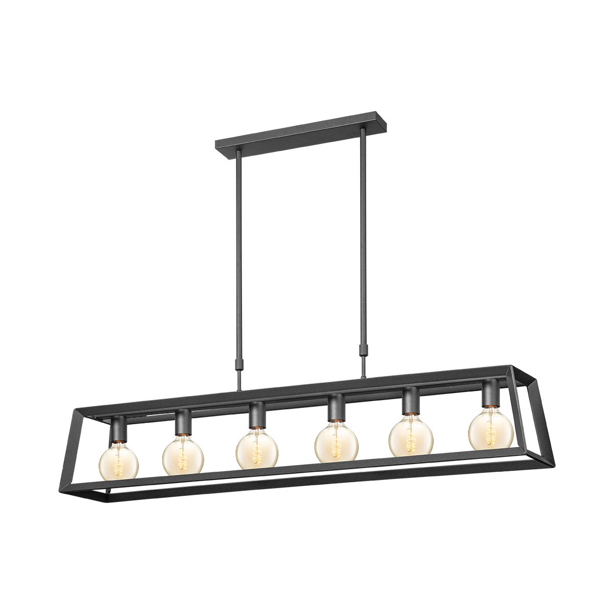 Home sweet home hanglamp Sito taps telesc 6L - zwart