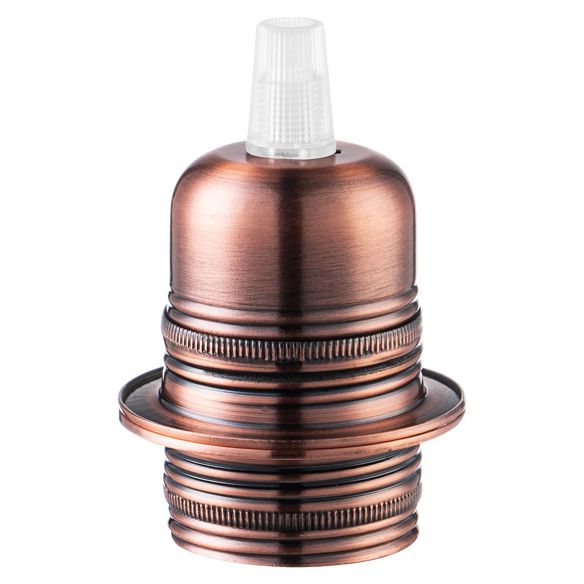 Home sweet home metalen 2-rings fitting E27 - koper