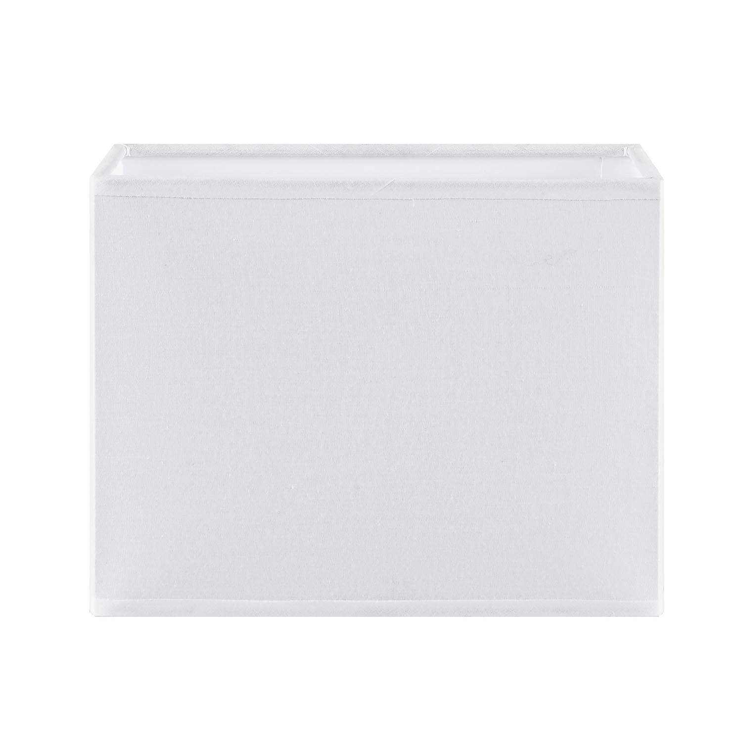 Home Sweet Home Vierkante witte lampenkap – Block - katoen – 15.5(H)x20(W)x20(L)cm – E27 – voor wand, tafel, vloer en hanglamp