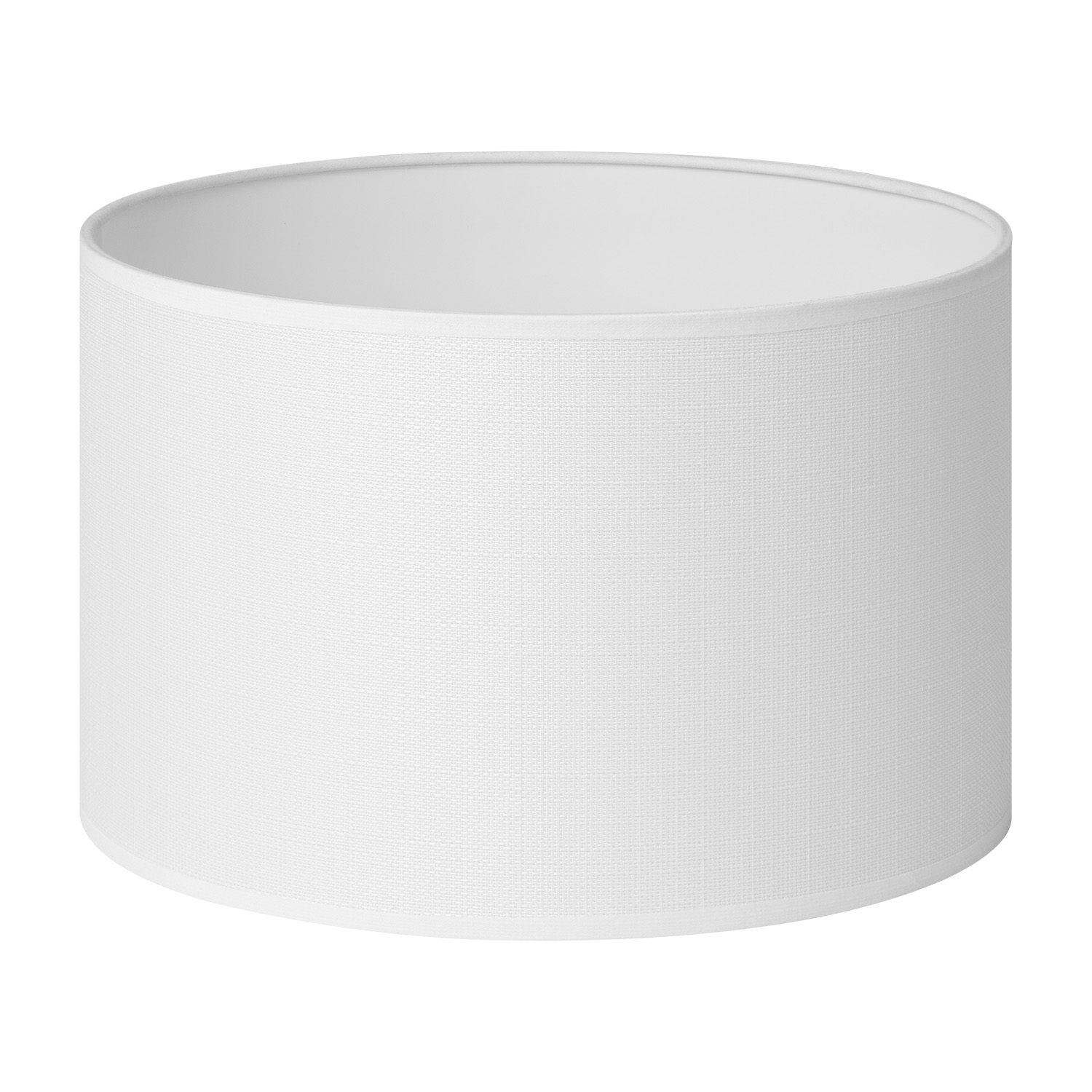 Home Sweet Home Lampenkap Canvas cilinder - van stof - Wit - Moderne stoffen Lampenkap - 30/30/20cm - E27 lamphouder - voor tafellamp, vloerlamp en