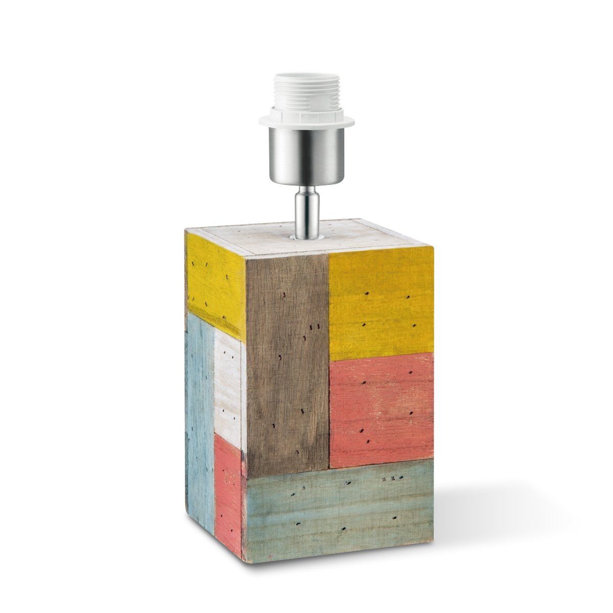 CUBO tafellampvoet - multicolor, E27, 28 cm