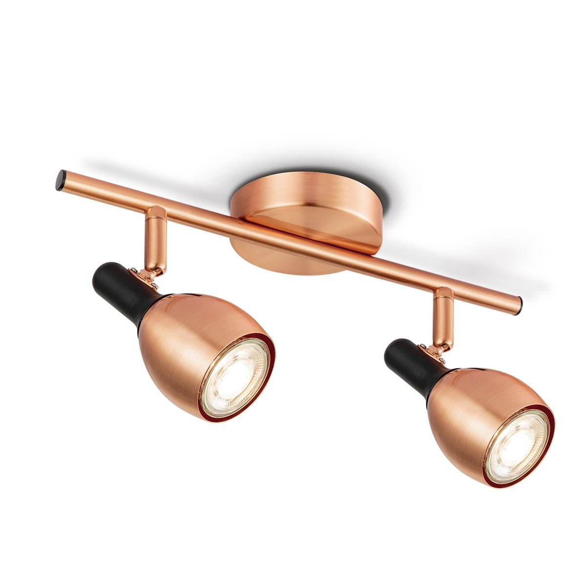 Set van 3 Lima LED inbouwspots - Kantelbaar - 6000K - Daglicht wit - IP65 waterdicht en stofdicht - Buiten - Badkamer - GU10 verwisselbare lichtbron -