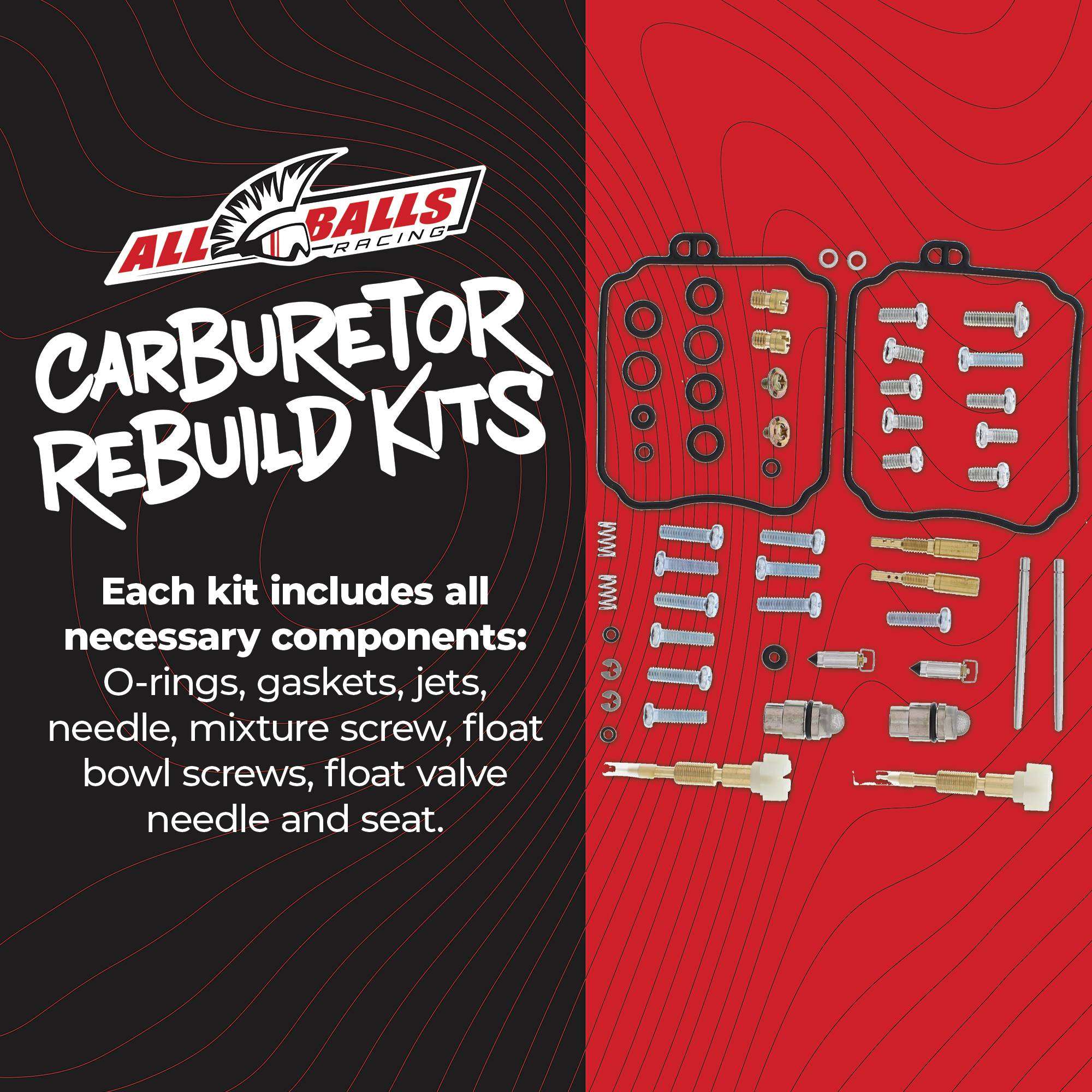 All Balls Street Carburetor Rebuild Kit