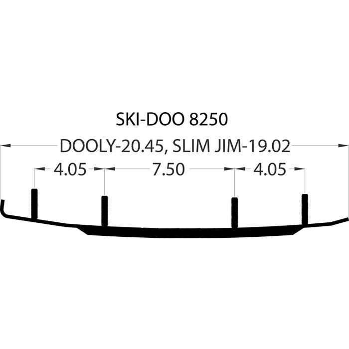 Woody's Slim Jim Dooly Performance Snowmobile Carbide Wear Rod