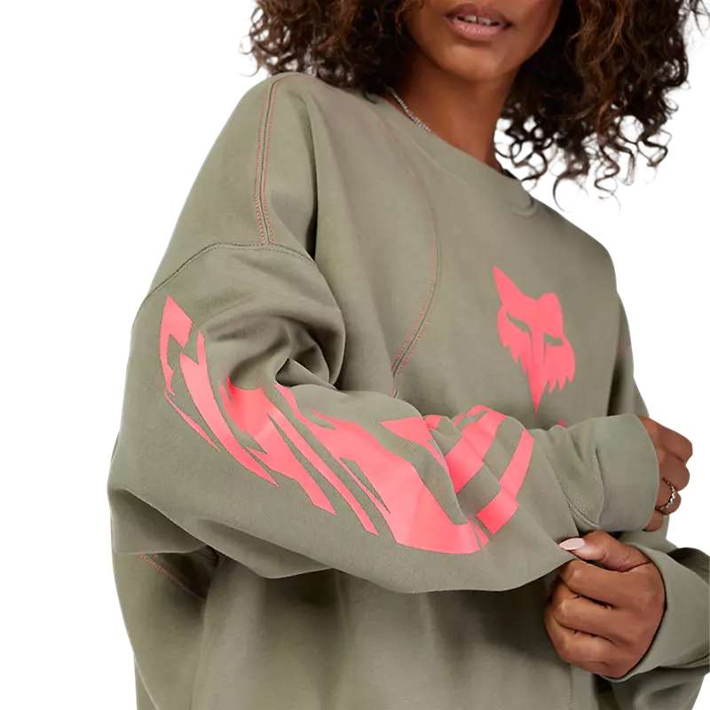 Fox Racing Women's Elevated Oversized Crew Sweatshirt