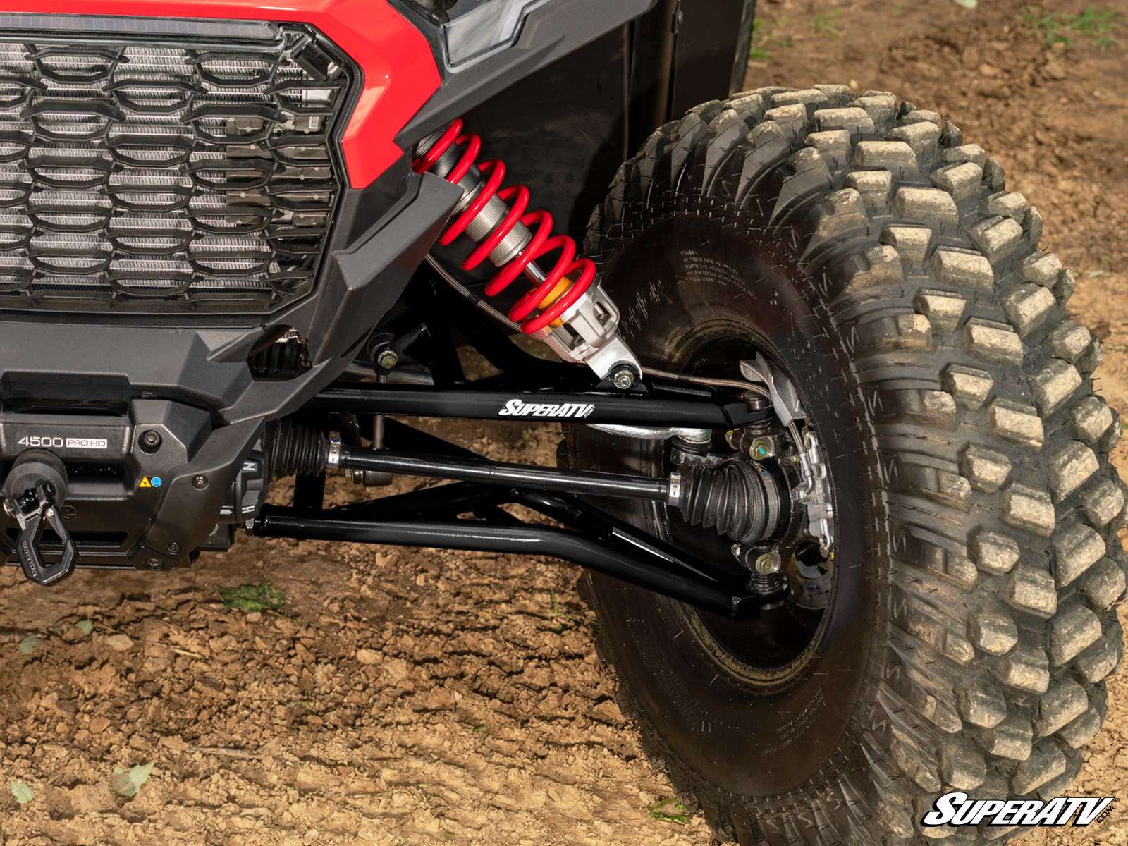 SuperATV Polaris RZR High Clearance 1.5" Forward Offset A-Arms