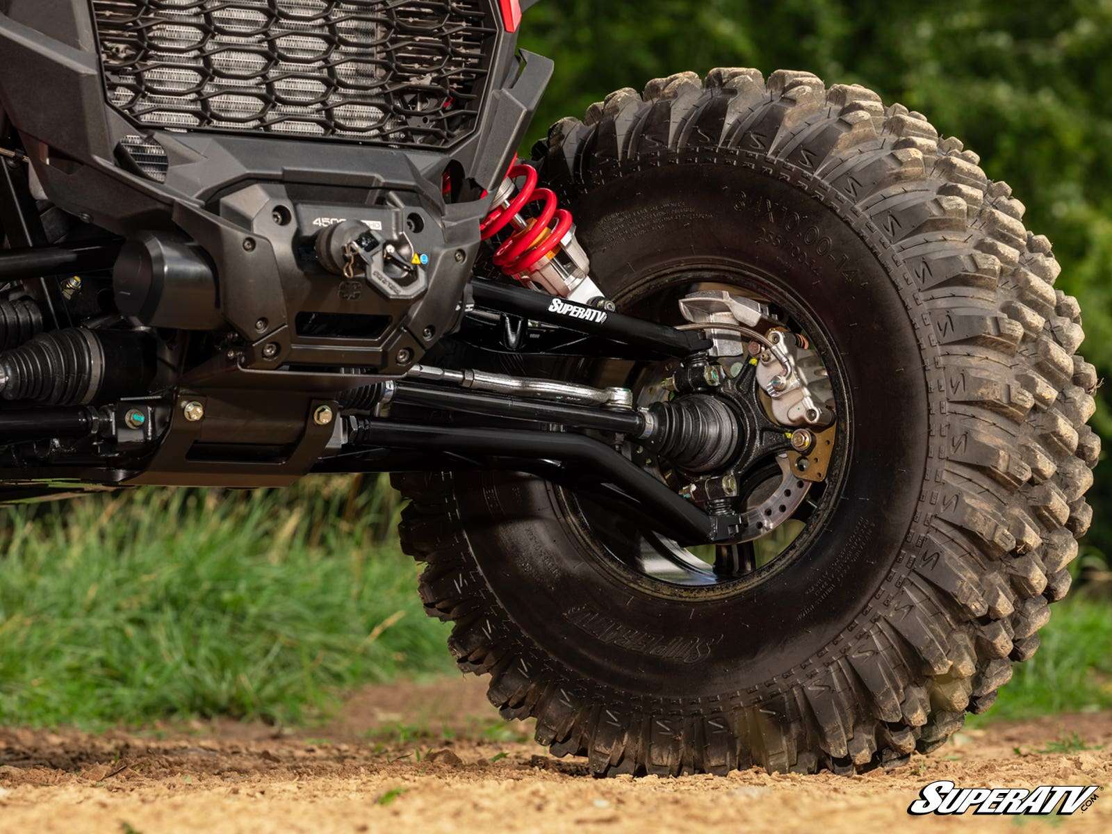 SuperATV Polaris RZR High Clearance 1.5" Forward Offset A-Arms