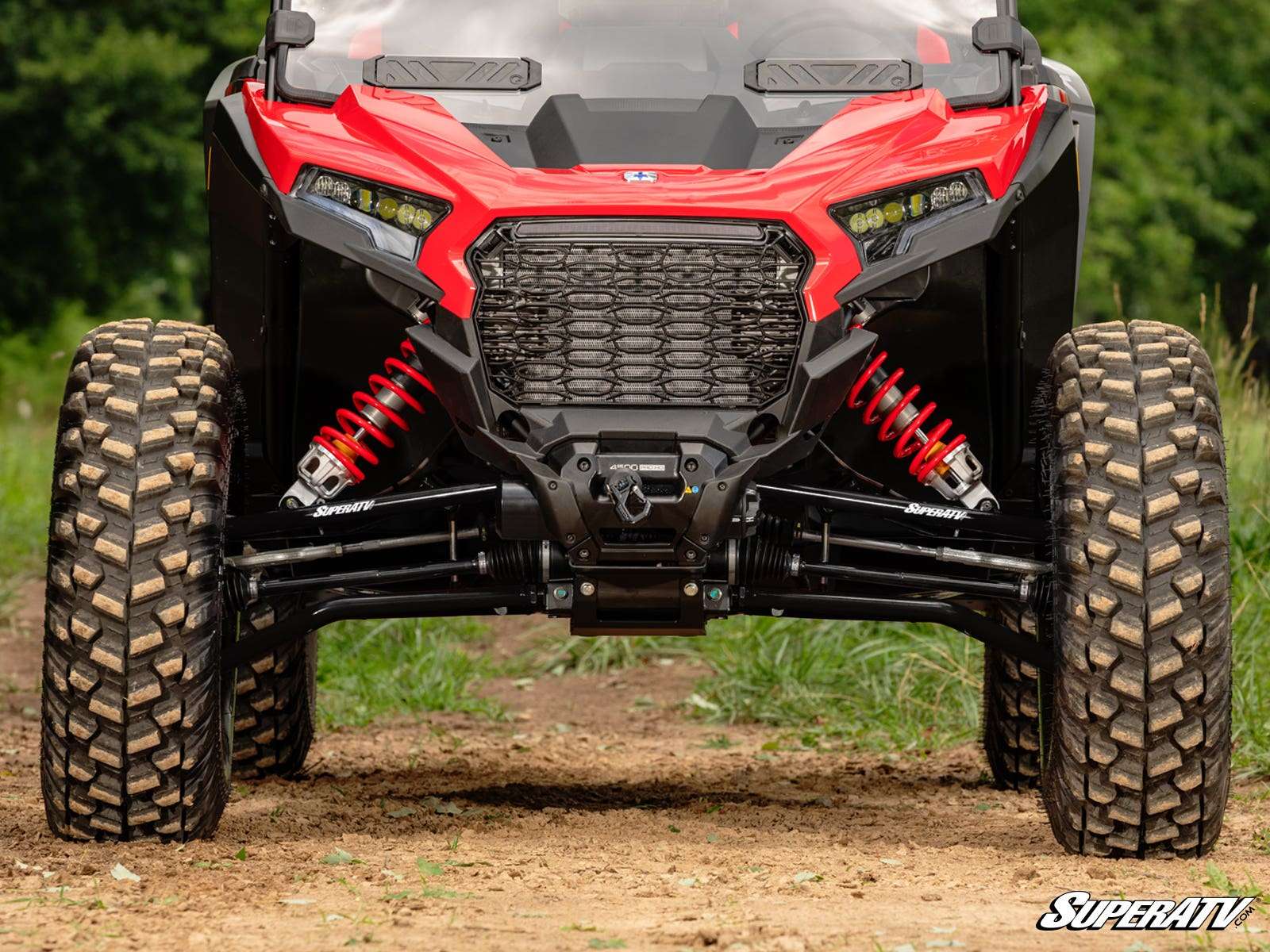 SuperATV Polaris RZR High Clearance 1.5" Forward Offset A-Arms