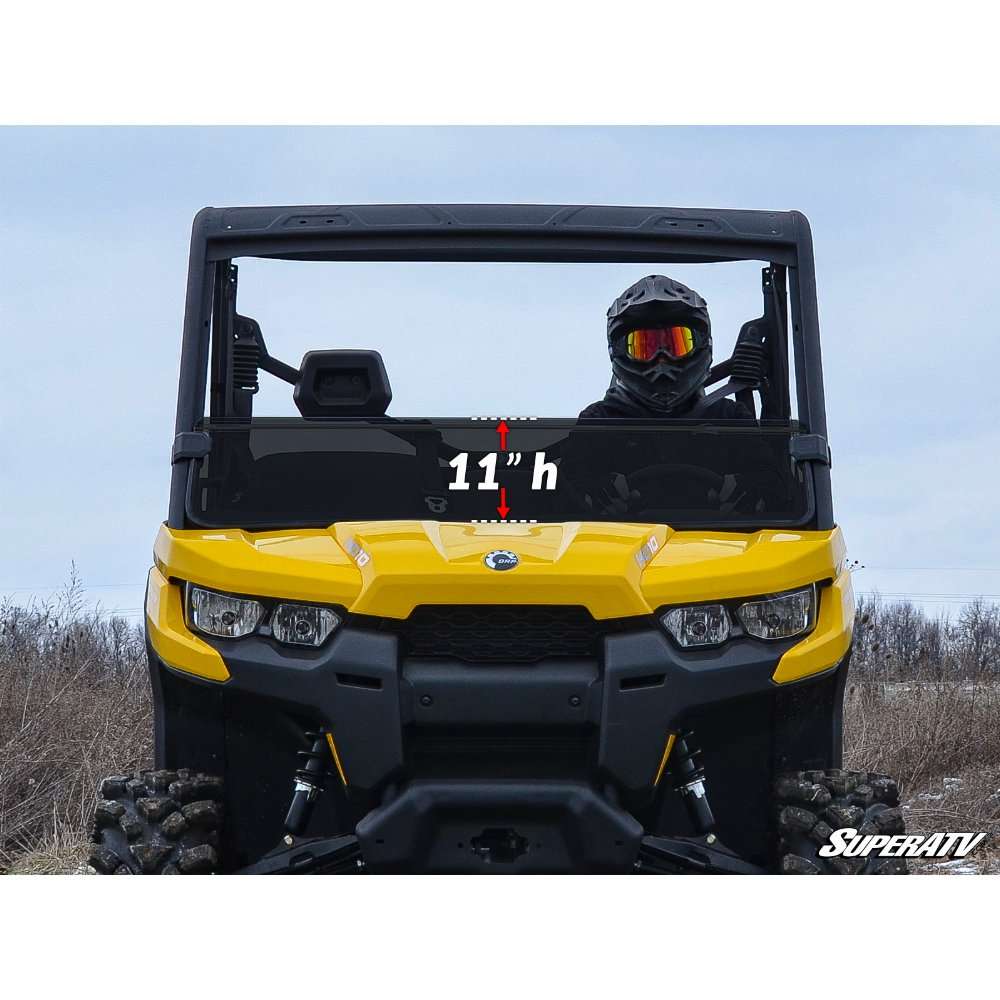 SuperATV Polycarbonate Half Front Windshield