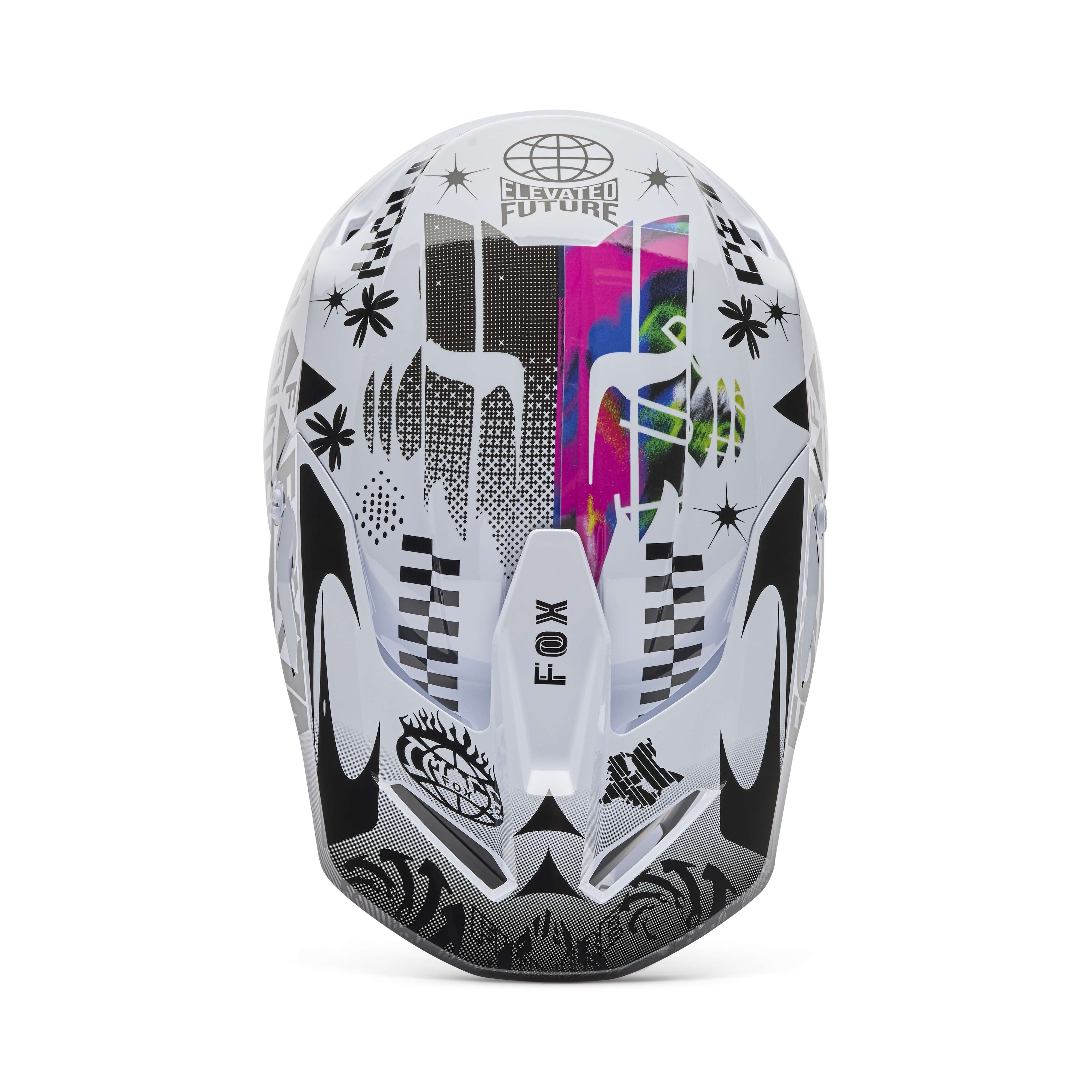 Casque Fox Racing V1 Image Cosmo MX