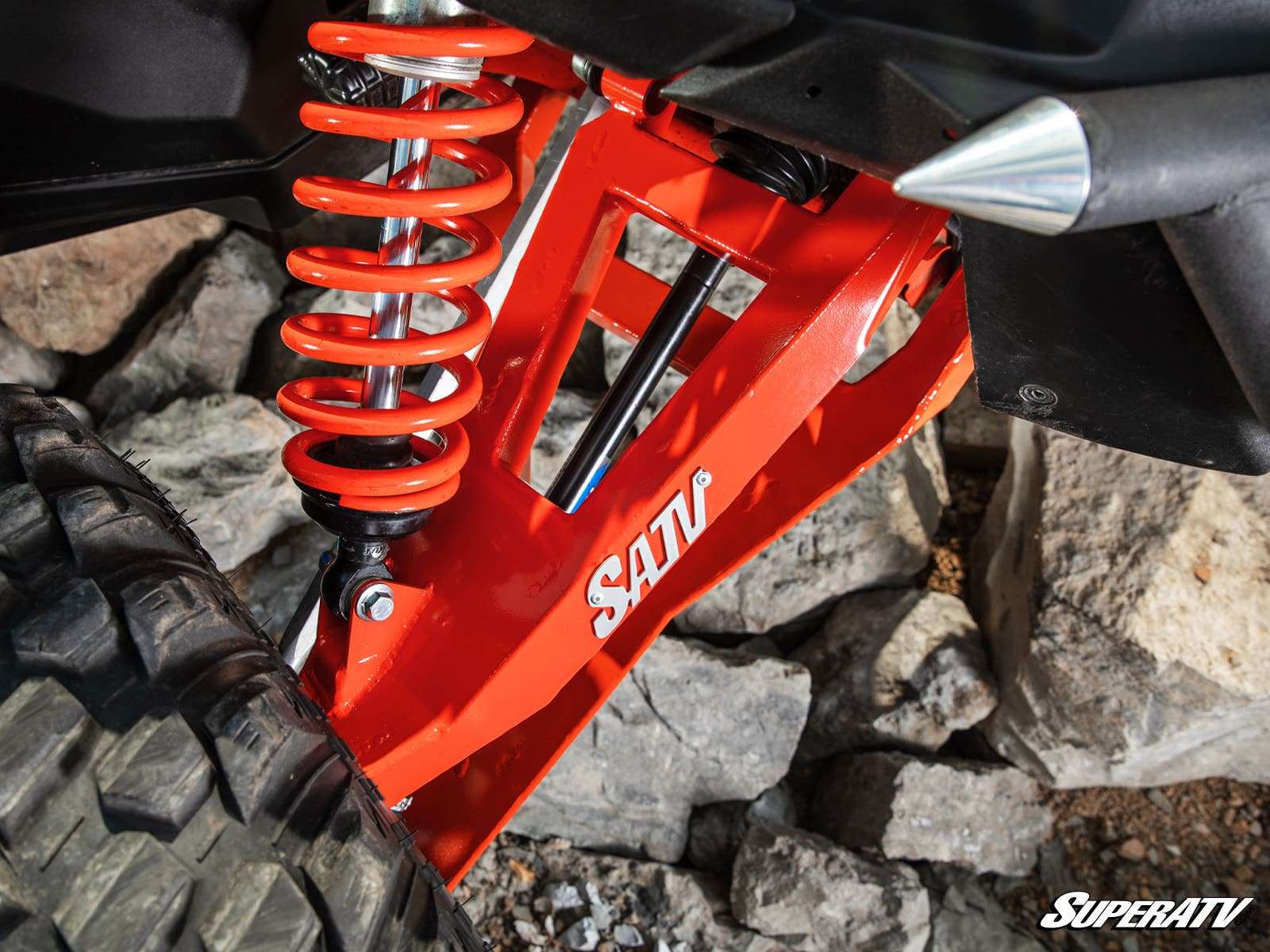 SuperATV Can-Am Maverick X3 1.5" Forward Offset Sidewinder A-Arms