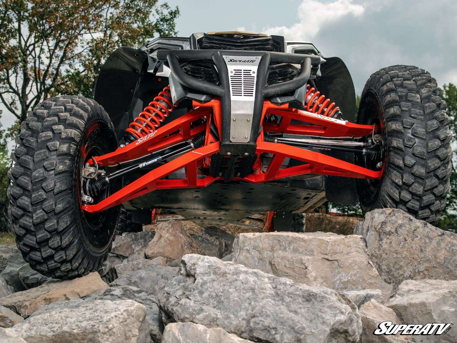 SuperATV Can-Am Maverick X3 1.5" Forward Offset Sidewinder A-Arms