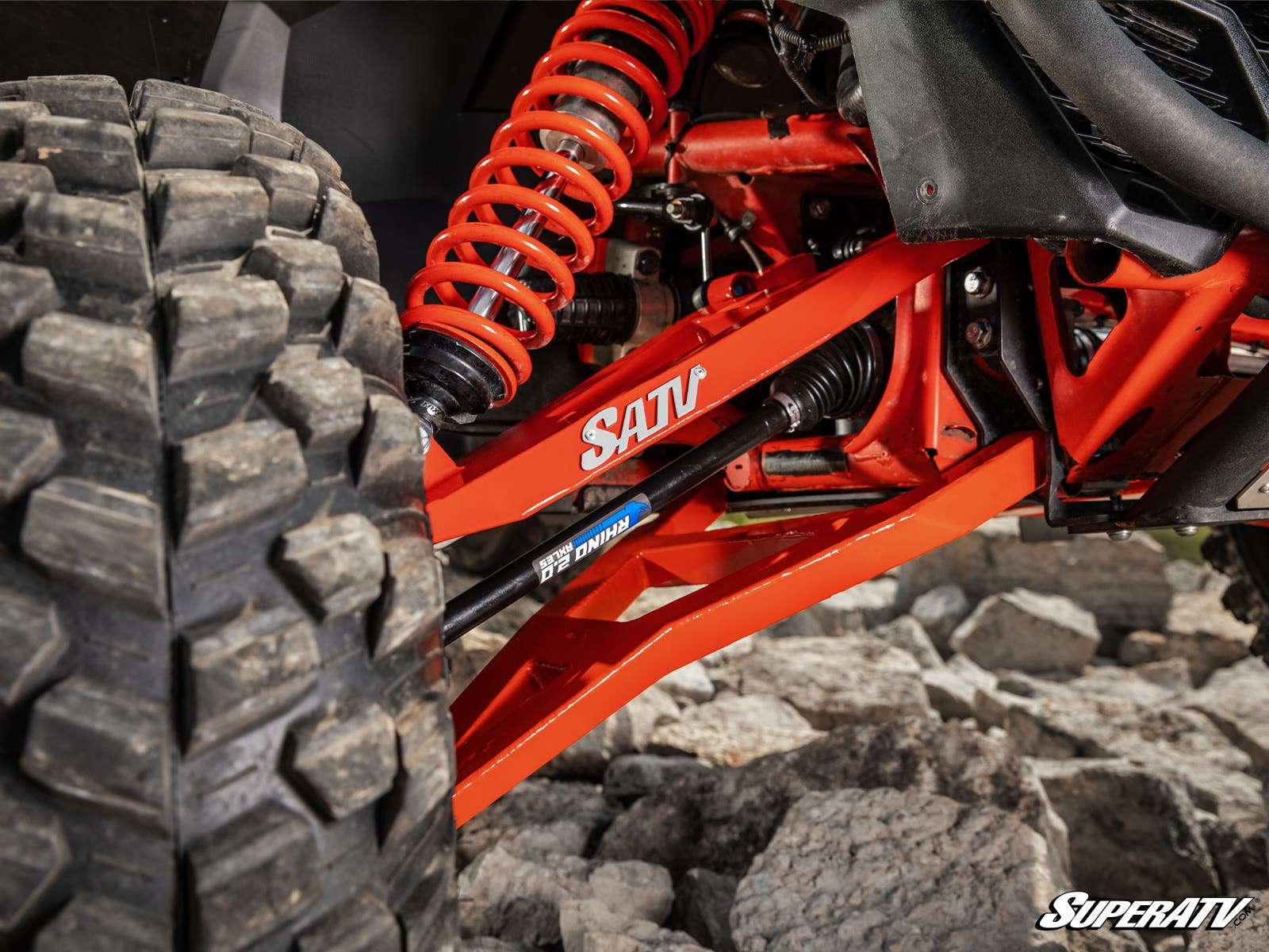 SuperATV Can-Am Maverick X3 1.5" Forward Offset Sidewinder A-Arms