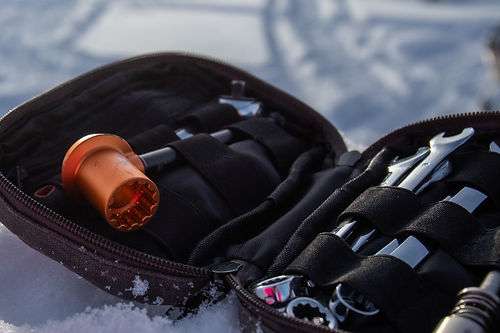 Sac à outils « Roulez plus, inquiétez moins »