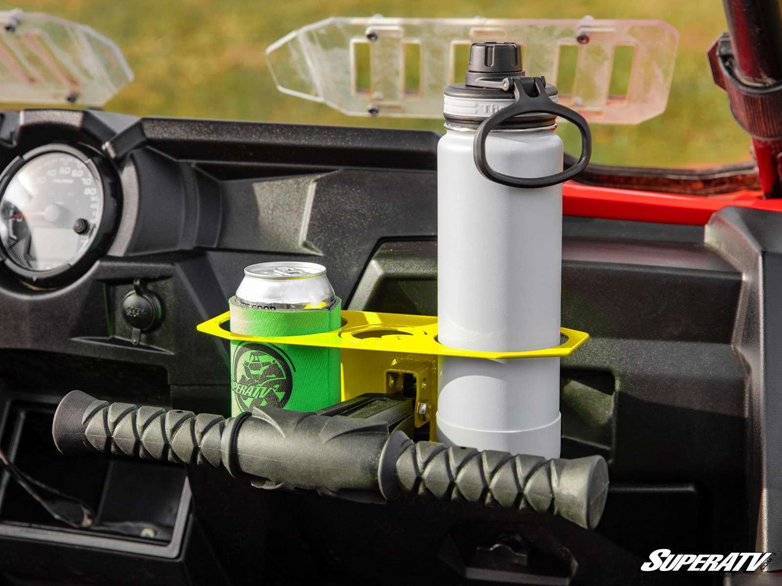 SuperATV Polaris RZR Grab Bar Cup Holder