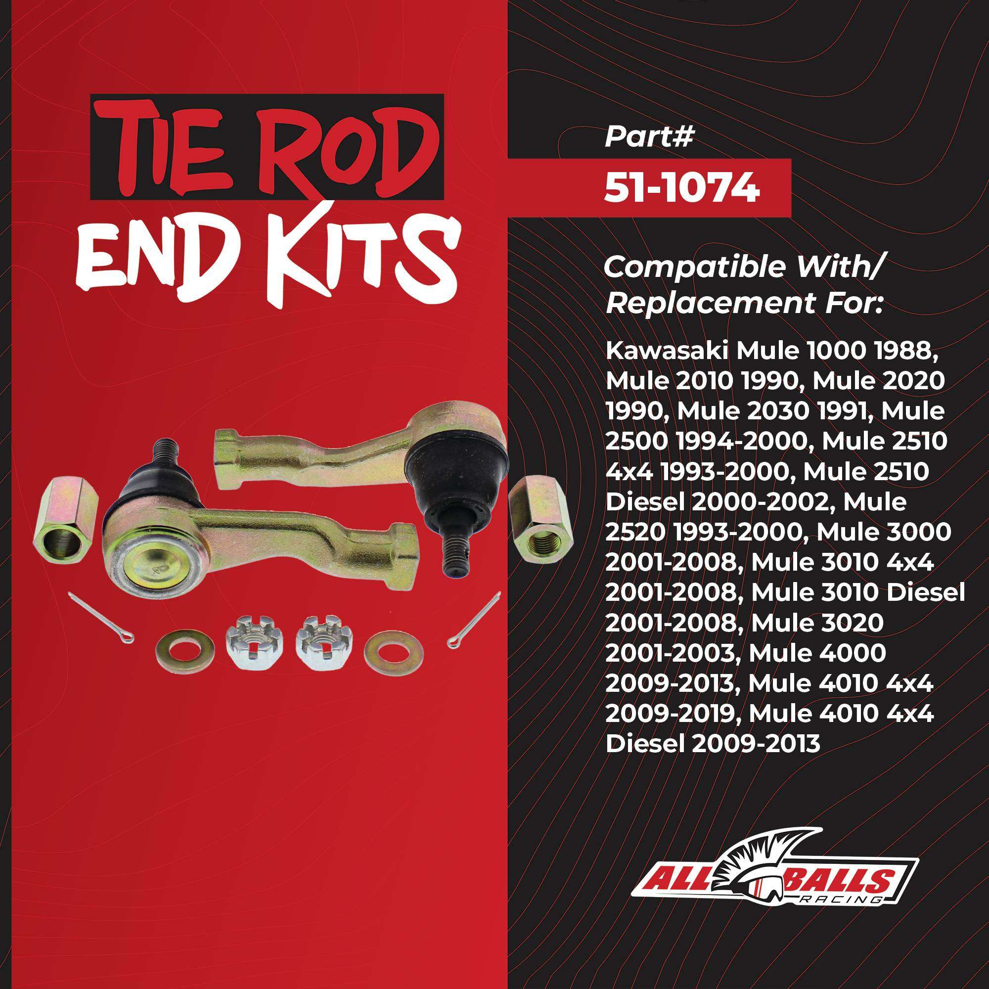 All Balls Outer Tie Rod End Kit
