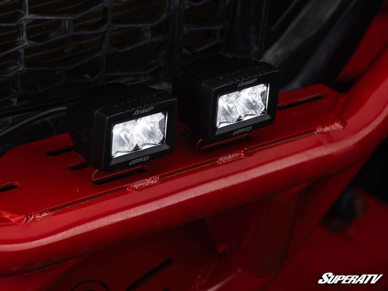 SuperATV 3" x 1.5" Single Row LED Cube Lights
