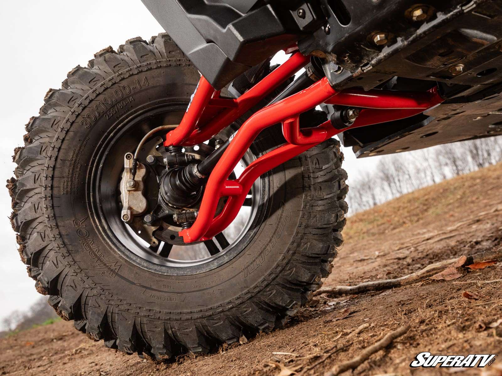 SuperATV Polaris RZR XP High Clearance 2" Forward Offset A-Arms
