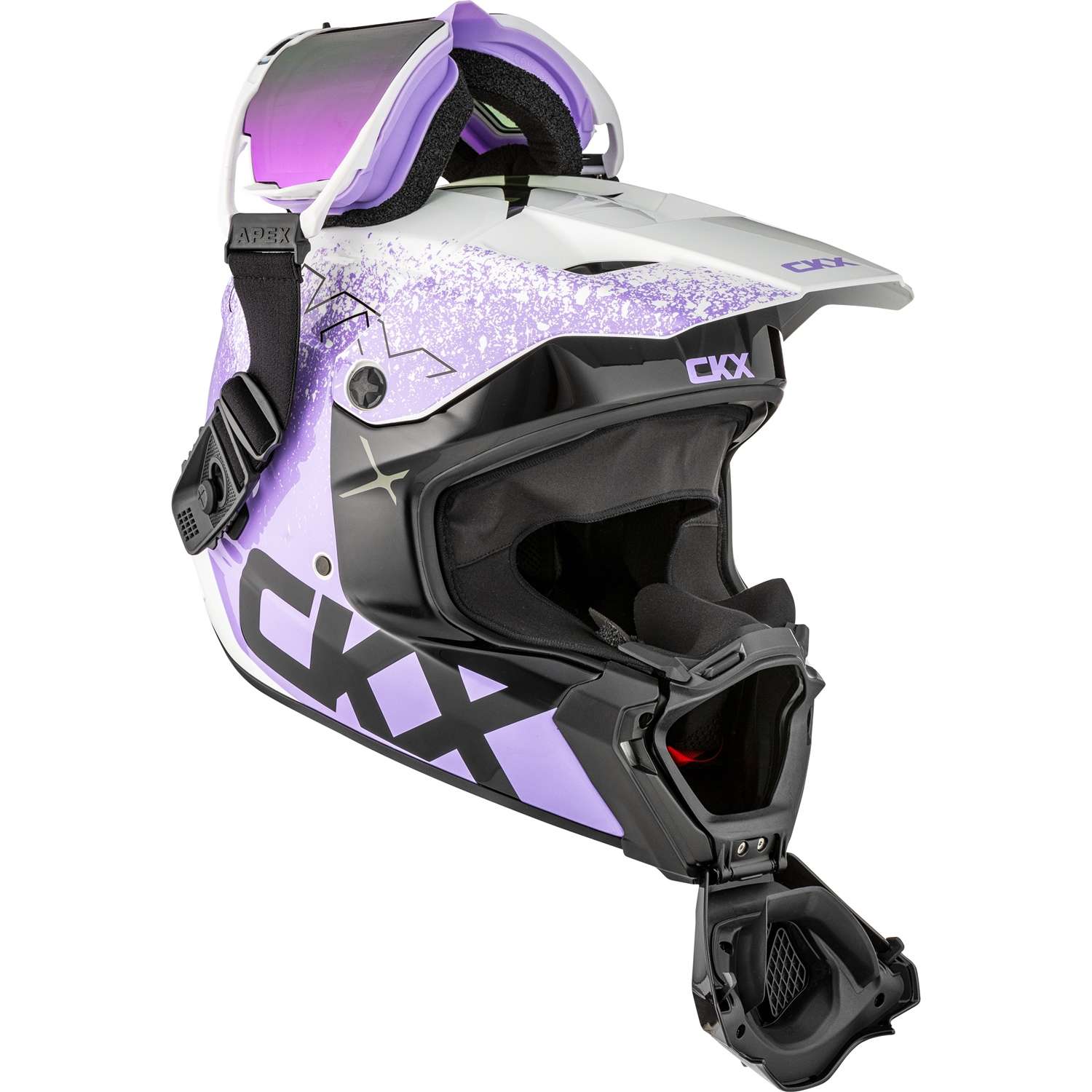 CKX Titan AMS Vaneer Helmet w/ Dual Lens Goggle