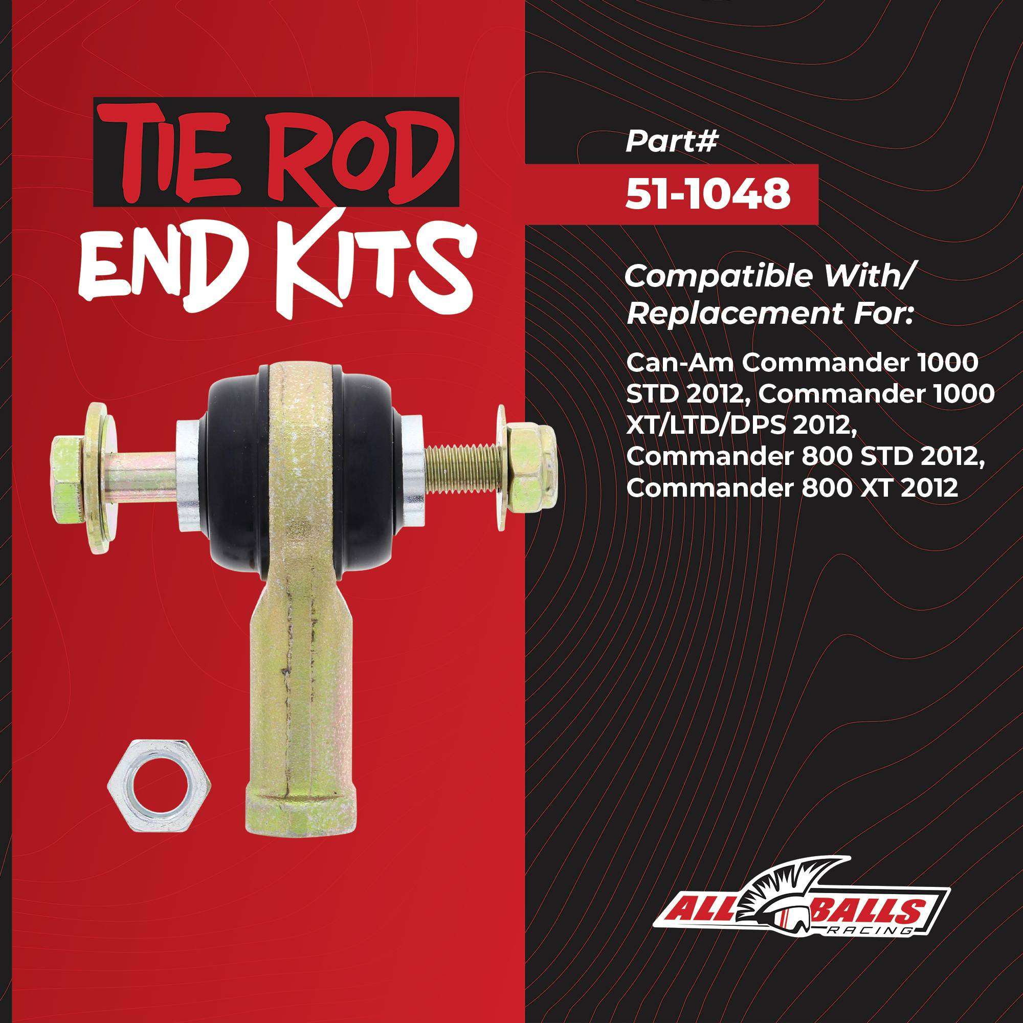 All Balls Outer Tie Rod End Kit