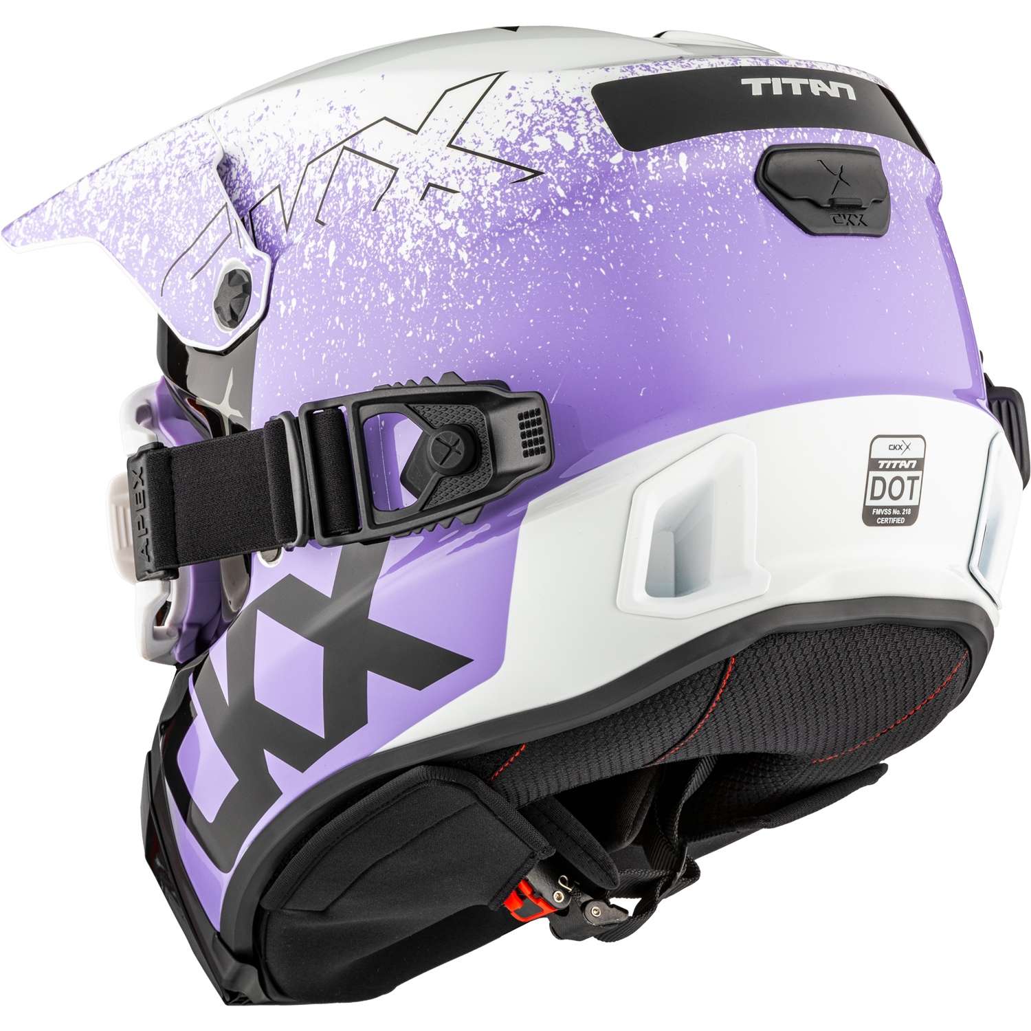 CKX Titan AMS Vaneer Helmet w/ Dual Lens Goggle