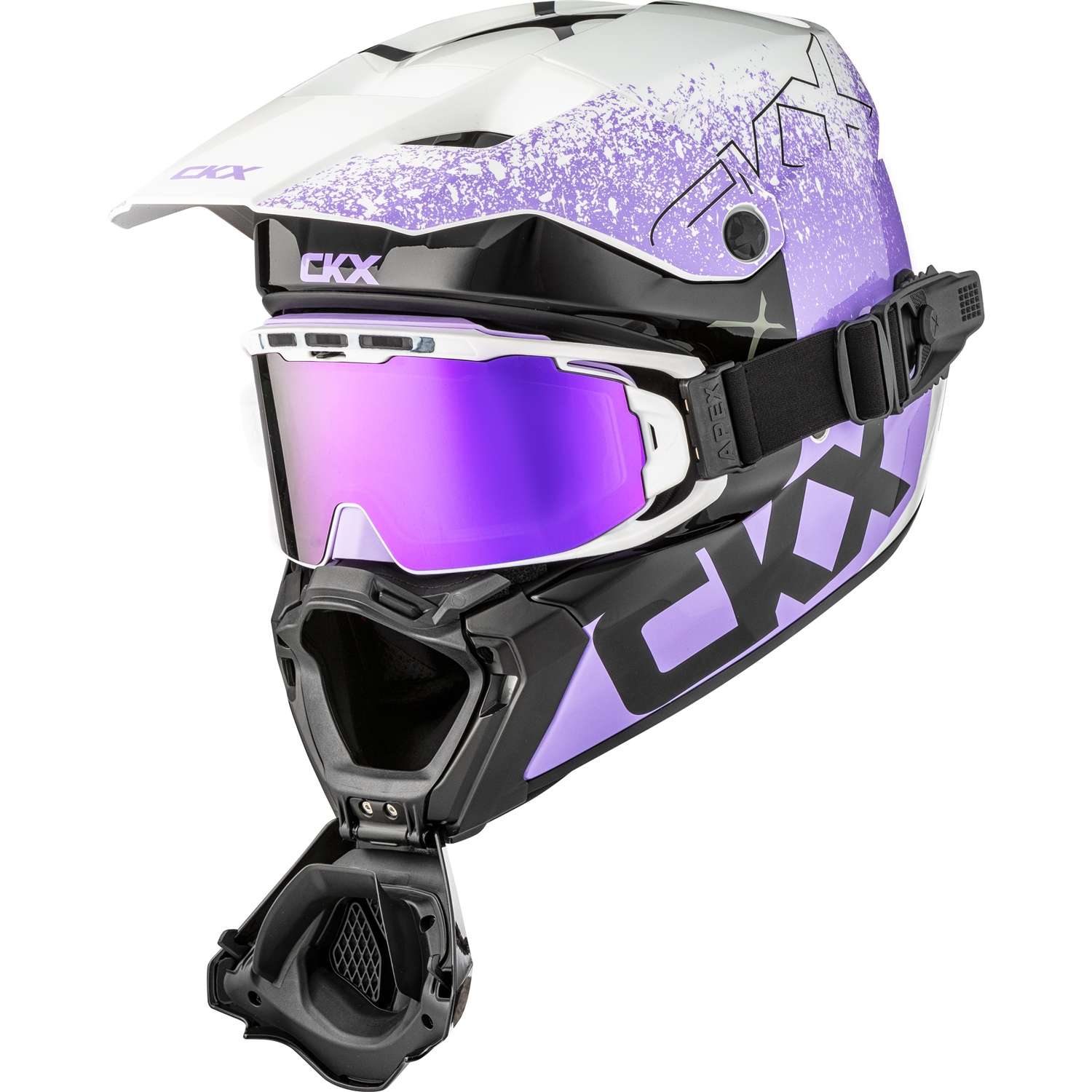 CKX Titan AMS Vaneer Helmet w/ Dual Lens Goggle