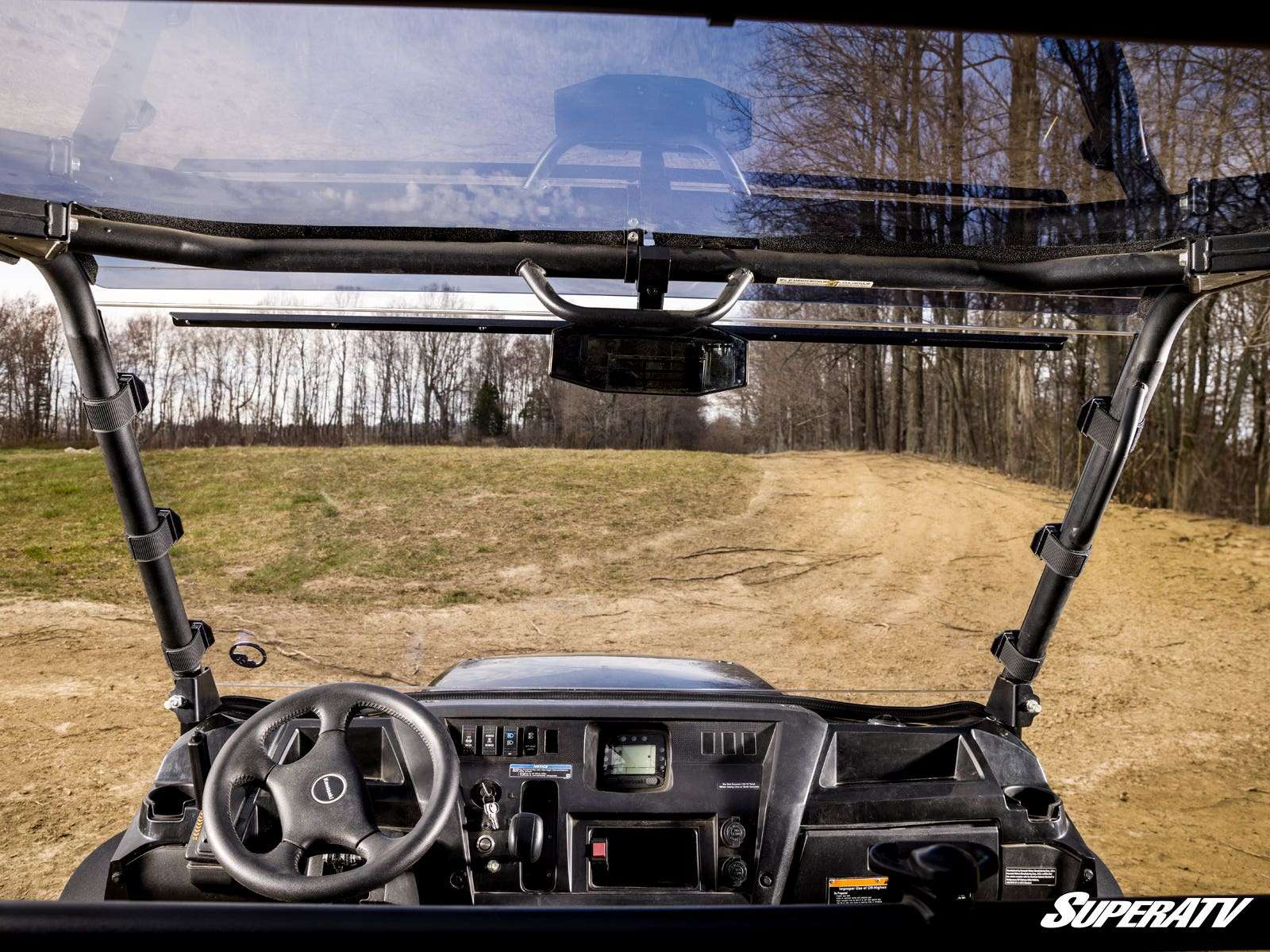 SuperATV Scratch Resistant Polycarbonate Front Windshield
