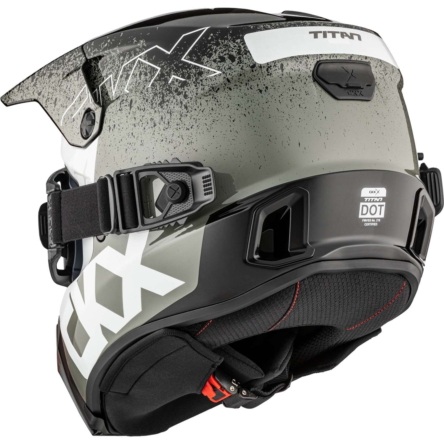 CKX Titan AMS Vaneer Helmet w/ Dual Lens Goggle