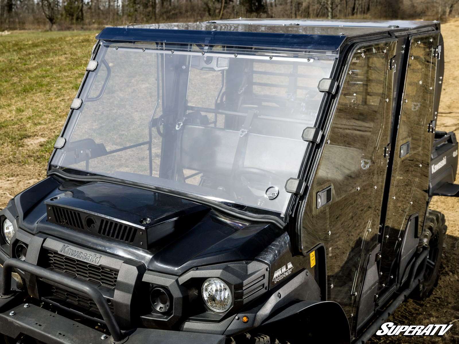 SuperATV Scratch Resistant Polycarbonate Front Windshield