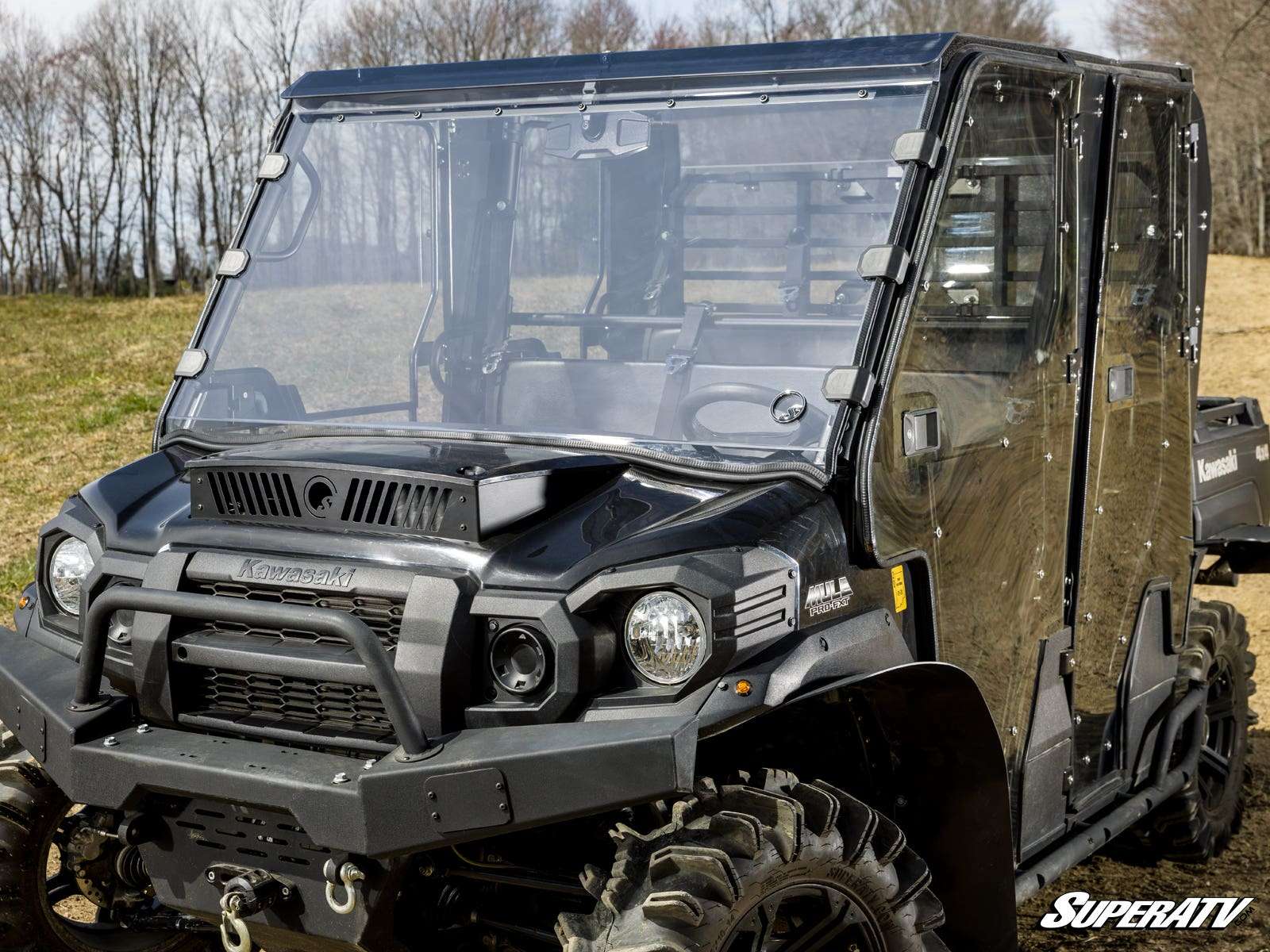 SuperATV Scratch Resistant Polycarbonate Front Windshield