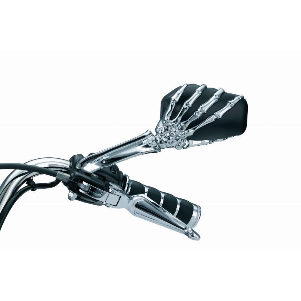 Kuryakyn Skeleton Hand Motorcycle Mirrors