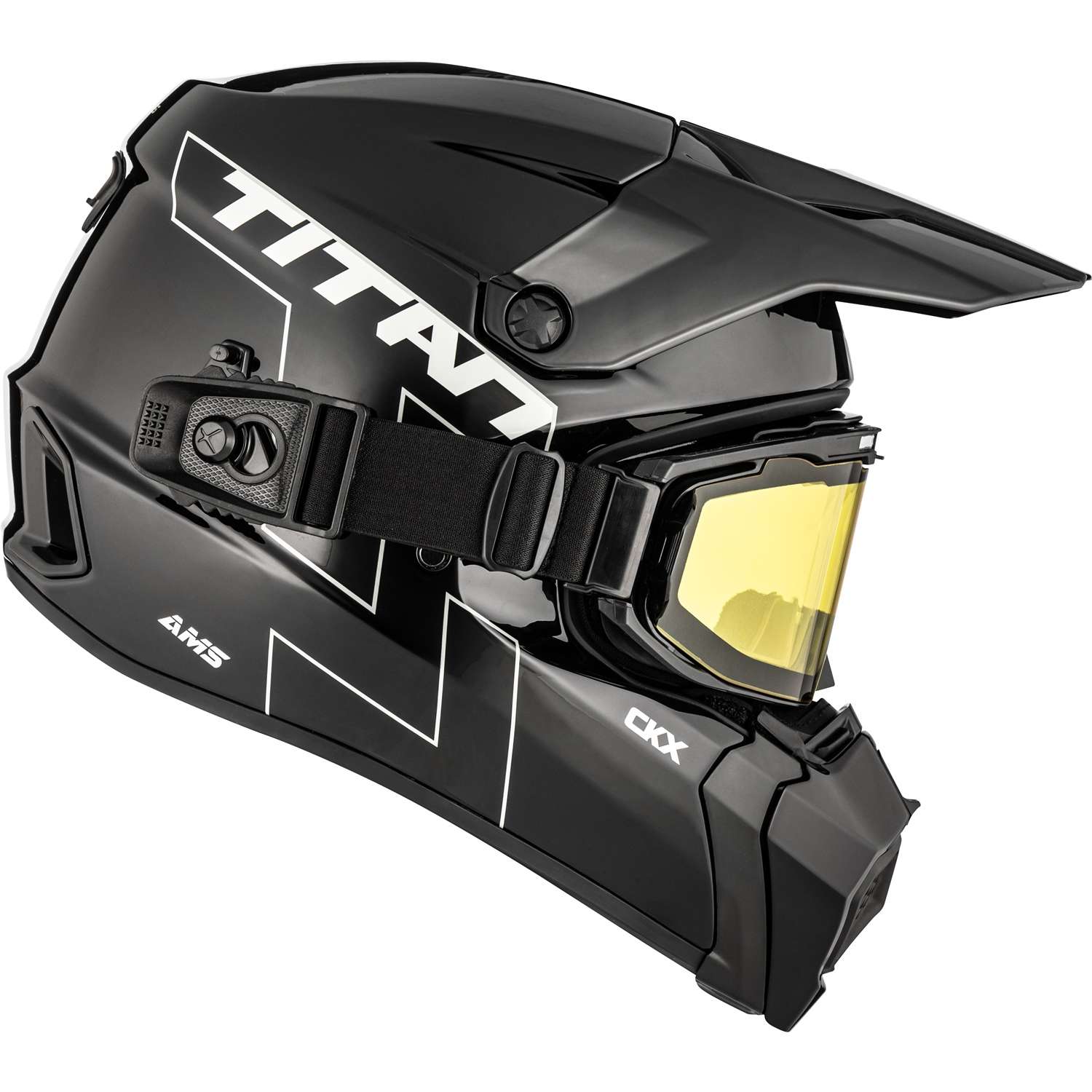 CKX Titan AMS Solid Helmet w/ Dual Lens Goggle