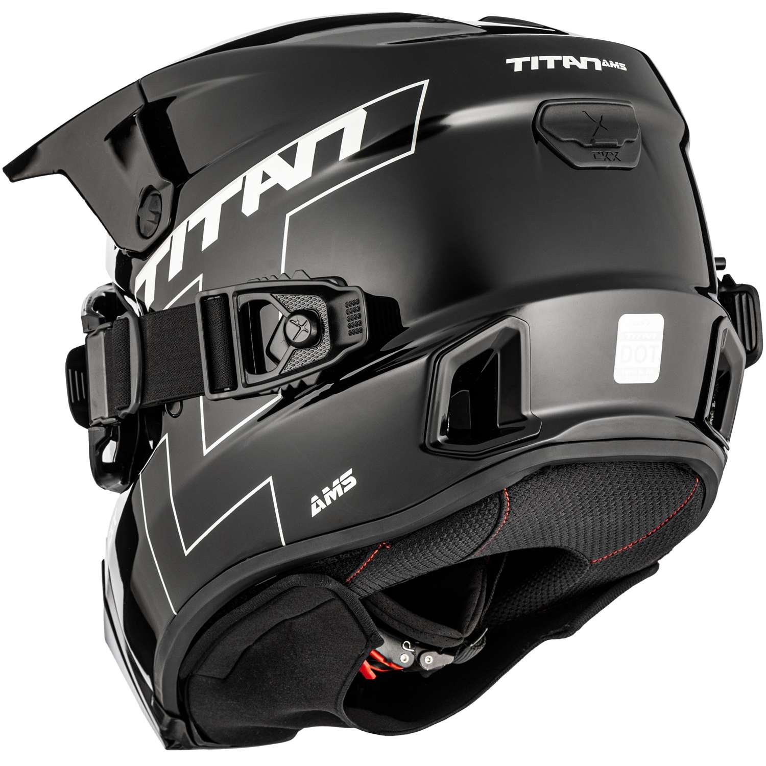 CKX Titan AMS Solid Helmet w/ Dual Lens Goggle