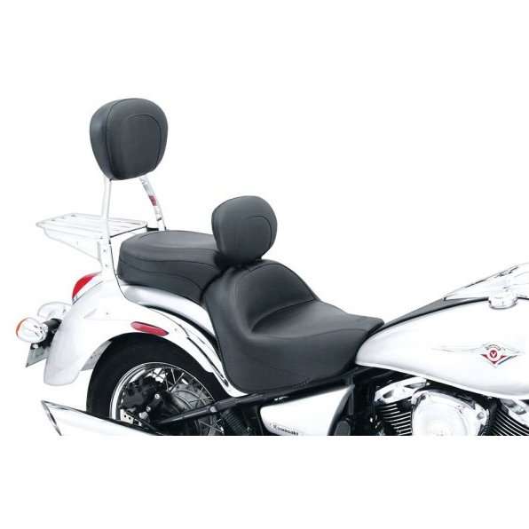 Siège de moto Mustang Wide Touring avec dossier conducteur