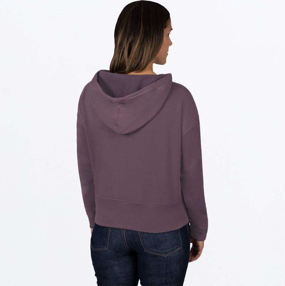 Sweat à capuche court Balance FXR pour femme