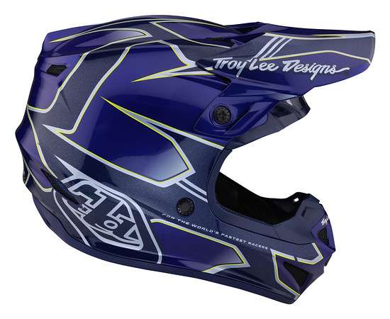 Troy Lee Designs SE4 Polyacrylite MIPS Matrix MX Helmet (Closeout)