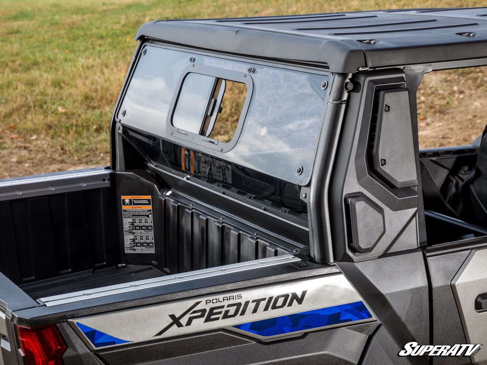 SuperATV Polycarbonate Sliding Rear UTV Windshield