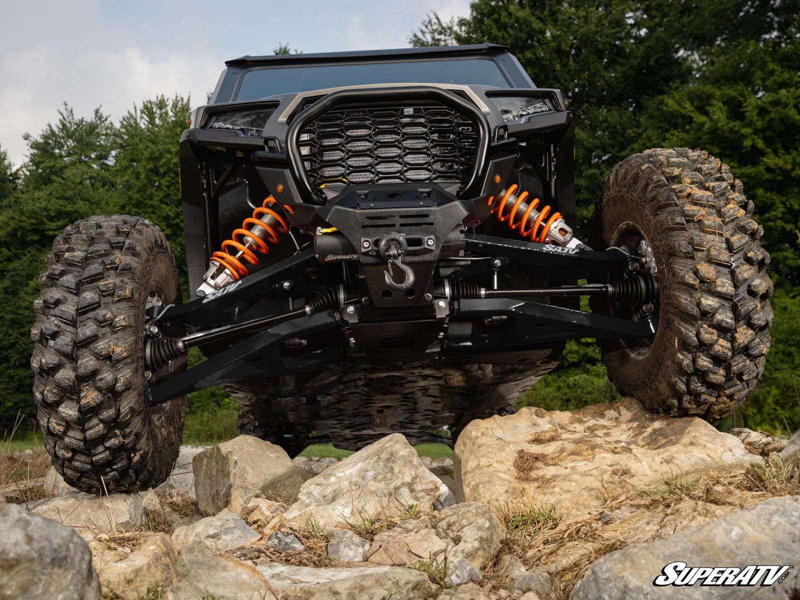 SuperATV Polaris RZR 1.5" Forward Offset Sidewinder A-Arms
