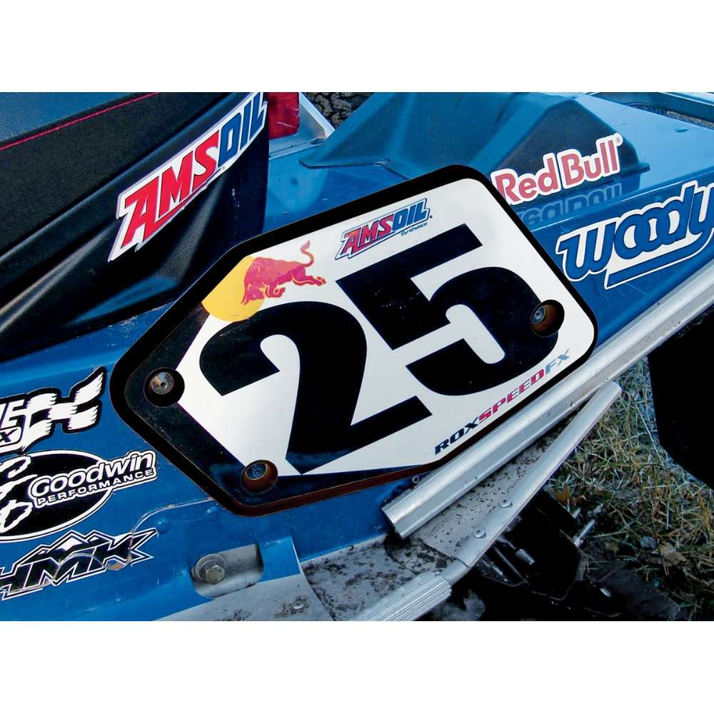 Rox Speed FX Snowmobile Snowcross Number Plate