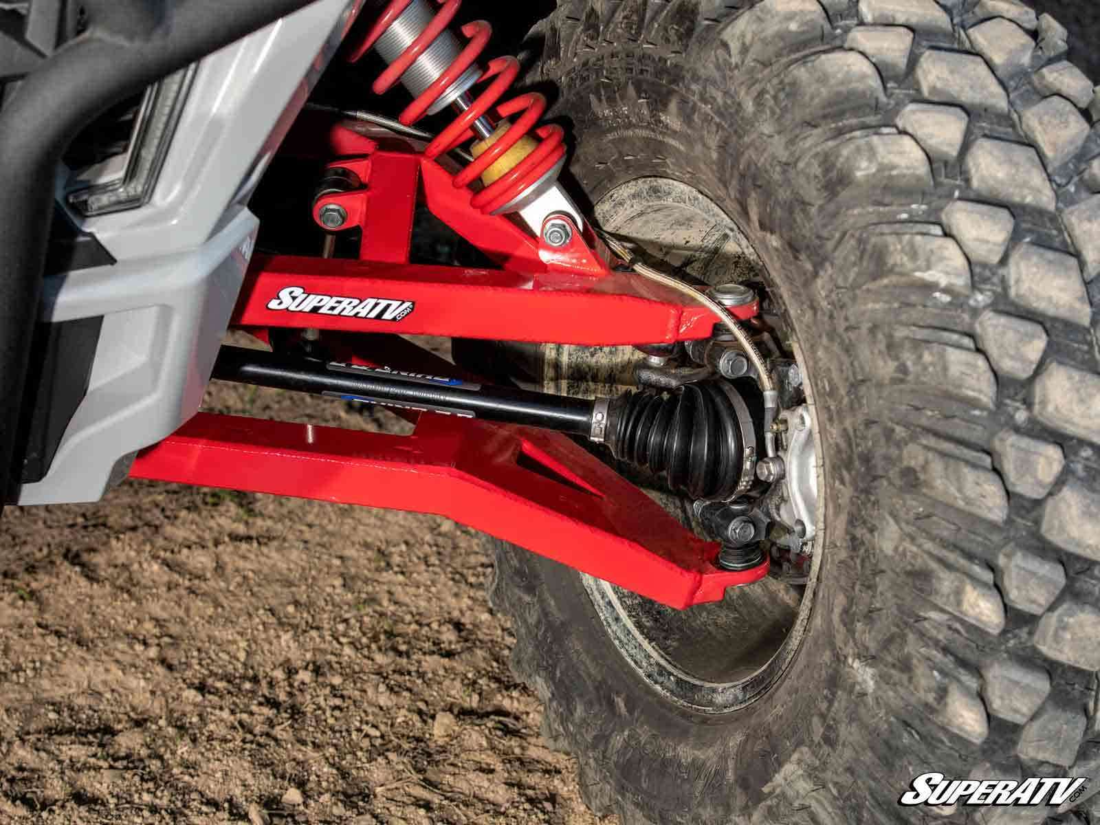 SuperATV Polaris General/RZR High Clearance 2" Forward Offset Boxed A-Arms