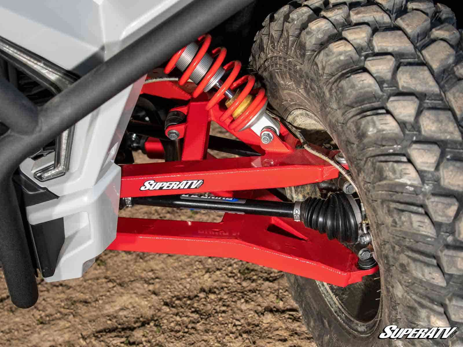 SuperATV Polaris General/RZR High Clearance 2" Forward Offset Boxed A-Arms