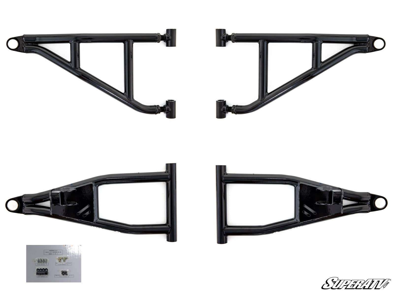 SuperATV Polaris Ranger High Clearance 2" Forward Offset A-Arms