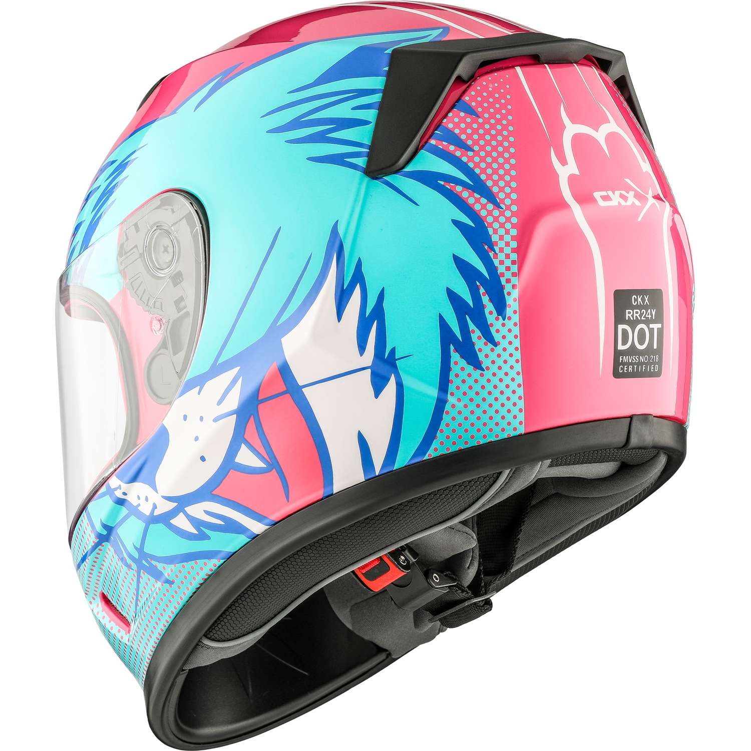 CKX Youth RR24Y Cat Full Face Helmet