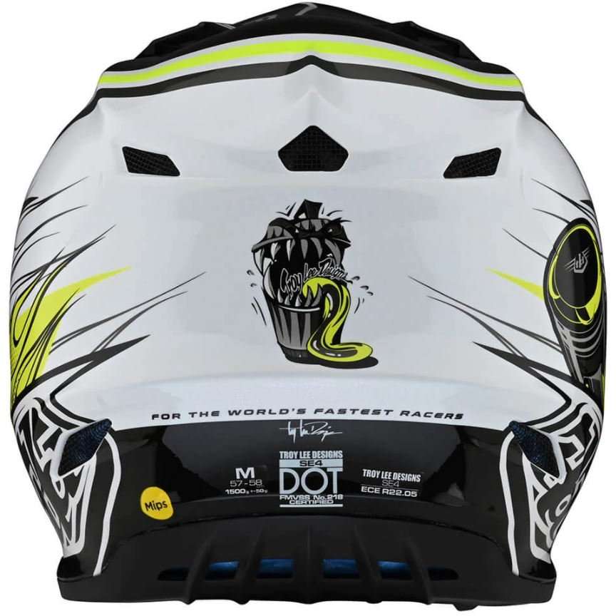 Casque Troy Lee Designs SE4 Polyacrylite MIPS Skooly (Liquidation)