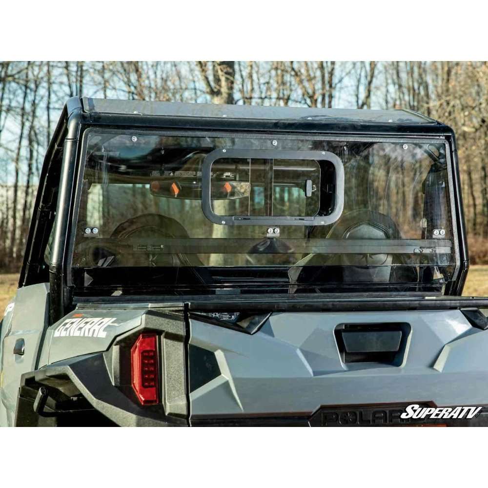 SuperATV Polycarbonate Sliding Rear UTV Windshield