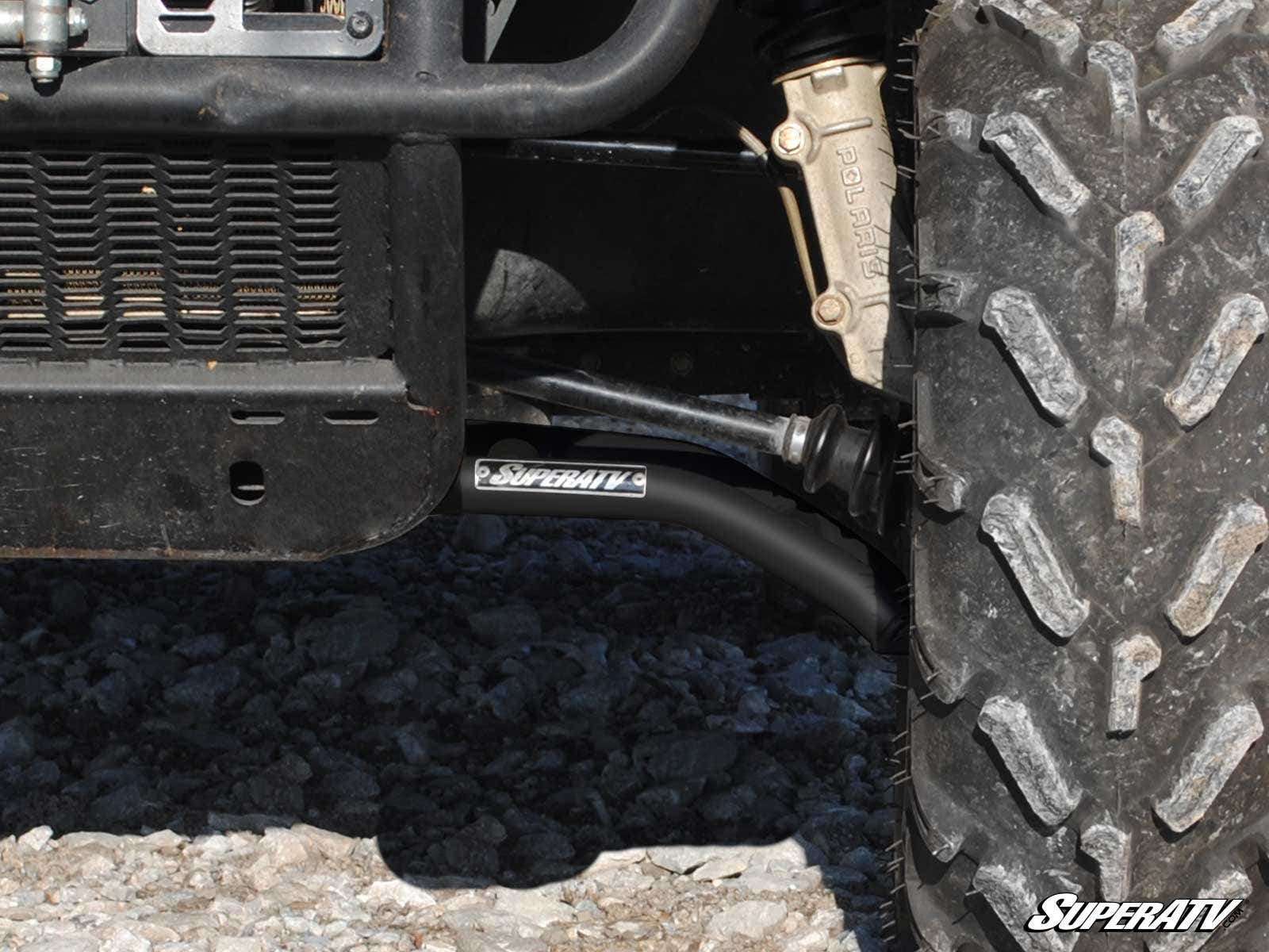 Bras triangulaires tubulaires décalés vers l'avant pour SuperATV Polaris Ranger XP 1000 de 2 pouces