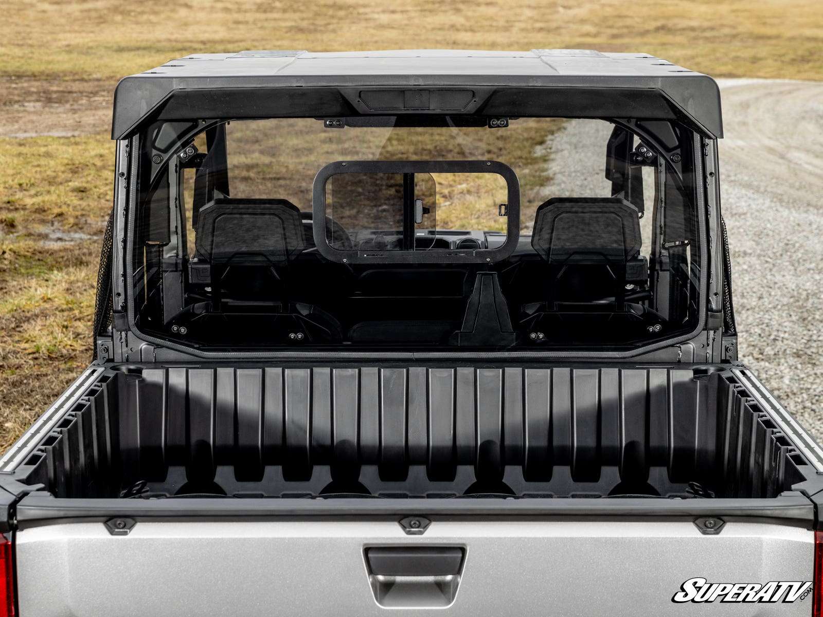 SuperATV Polycarbonate Sliding Rear UTV Windshield